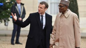 Photo: Buhari With French President, Emmanuel Macron At One Planet Summit