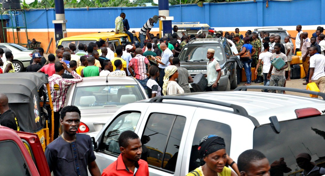 Fuel Scarcity: Fierce Fight Breaks Out At NNPC Filling Station In Lekki