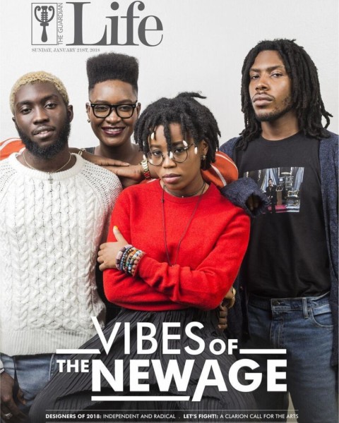 Odunsi, Maka, Lady Donli & Santi cover Guardian Life Magazine