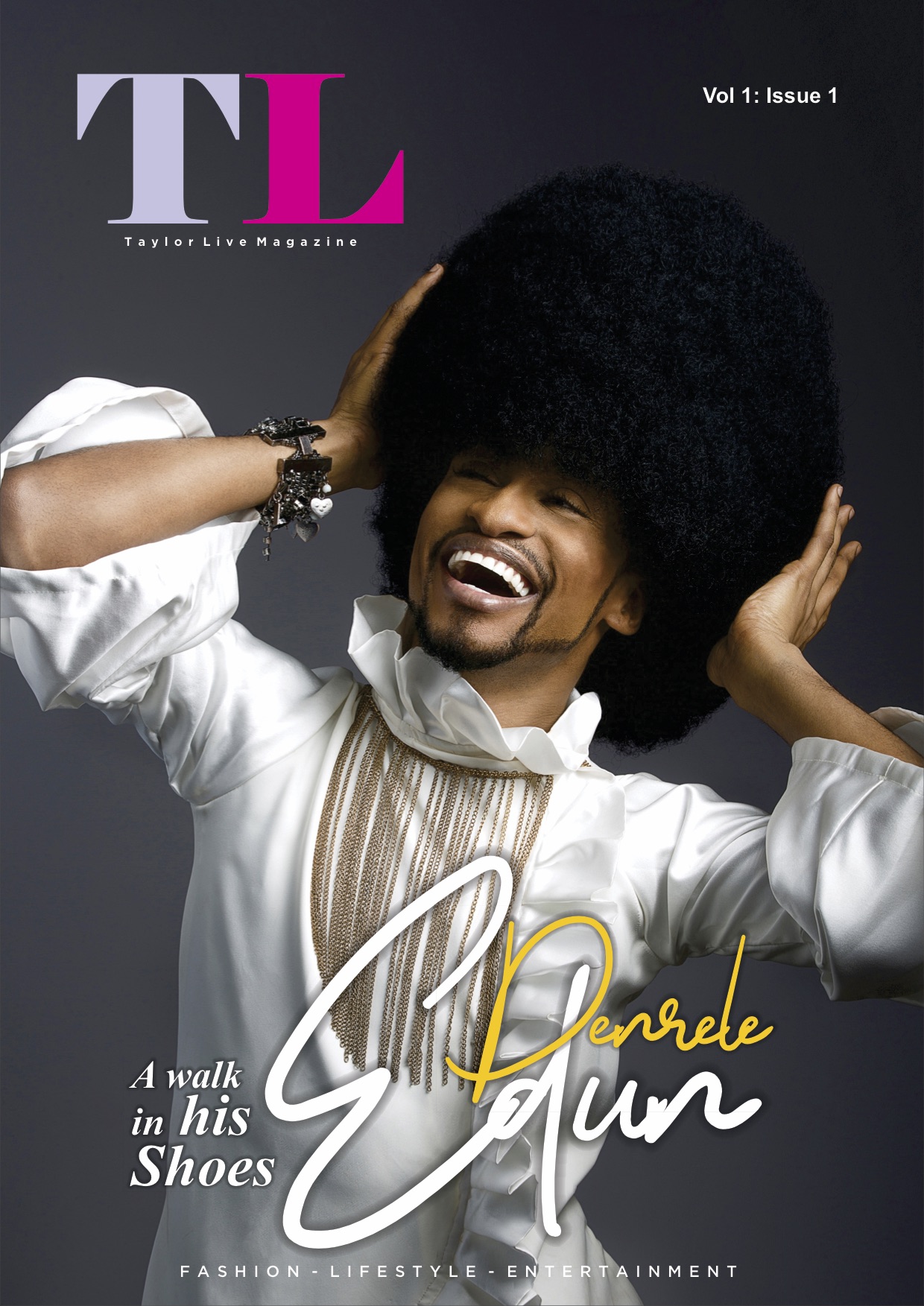 Denrele Edun Covers Taylor Live Magazine’s Latest Issue