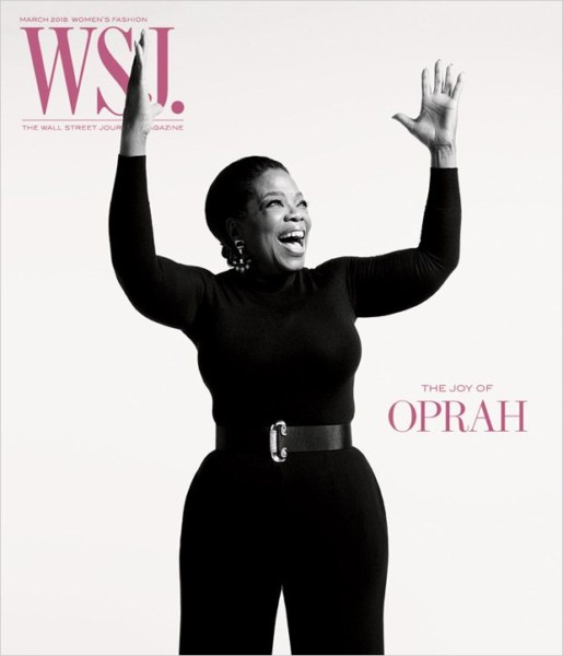Oprah Winfrey covers Wall Street Journal Magazine’s March 2018 Issue