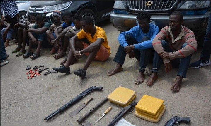 Prostitutes, Kidnappers Arrested & Paraded By Lagos State Police Command