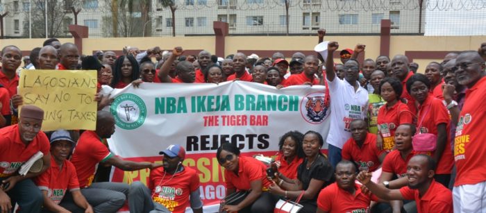 Land Use Charge: NBA, NCP, CDHR, JAC Protest In Lagos