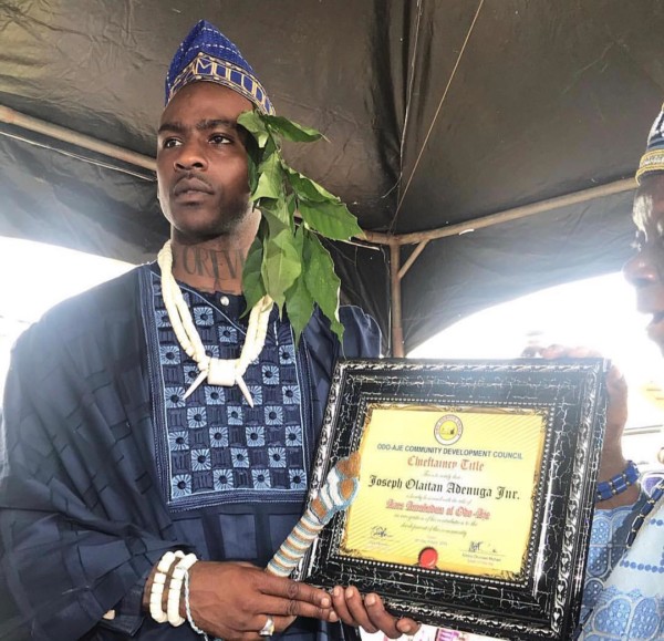 Nigerian-British Rapper Skepta Conferred with a Chieftaincy Title- Amuludun Of Odo-Aje In Ijebu Ode