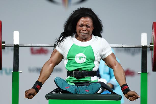 Nigerian Powerlifter, Esther Oyema Breaks World Record At The Commonwealth Games