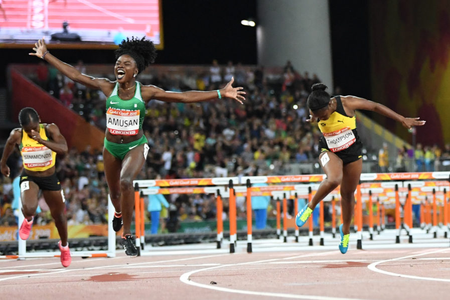 Oluwatobiloba Amusan won Commonwealth gold in the women’s 100m Hurdles