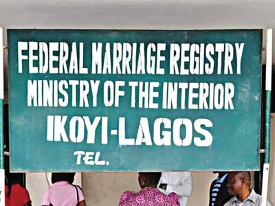 Ikoyi Registry No Longer Permitted Conduct Marriages