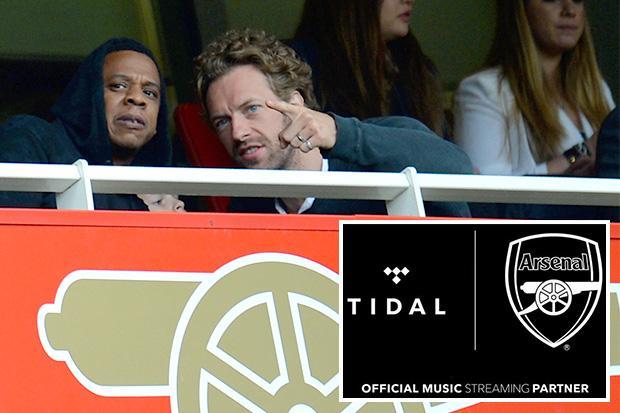 Arsenal signs £1m deal with Jay Z’s streaming company Tidal