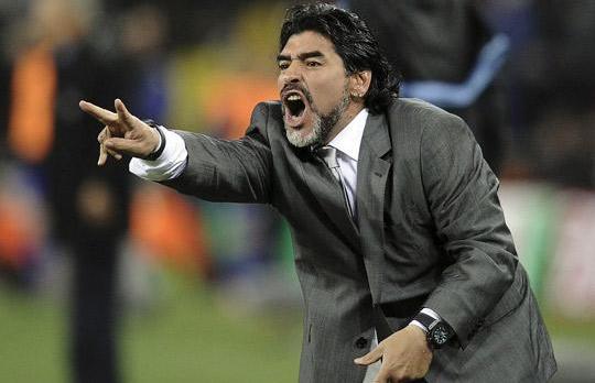 Maradona Warns Argentina's Coach