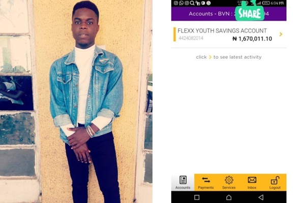 This Young Man Deposited N167,000 In the Bank and Was Mistakenly Credited with N1.67Million