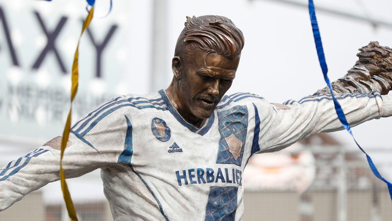 David Beckham to be honoured with statue at LA Galaxy stadium
