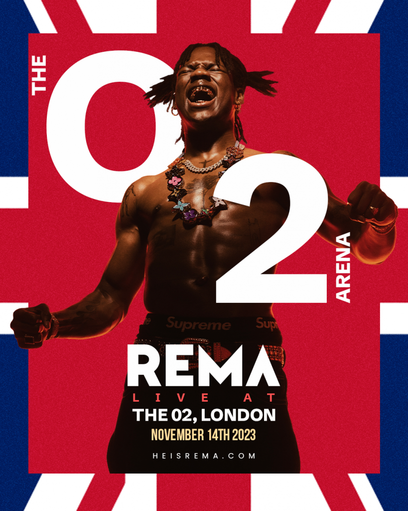 Rema Sells Out O2 Arena Ahead Of Landmark Concert | Fab.ng