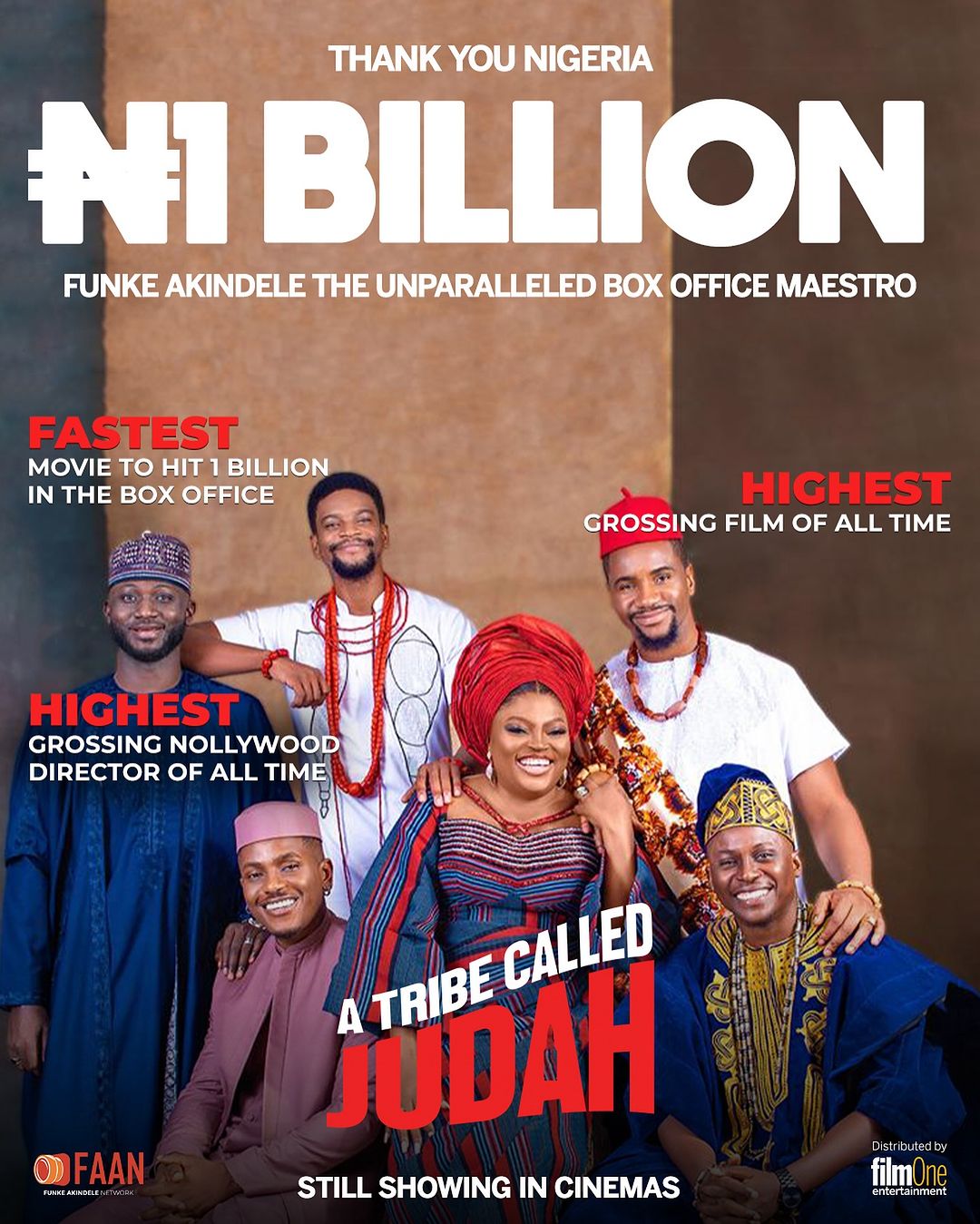 Funke Akindele’s ‘A Tribe Called Judah’ Grosses N1bn | Fab.ng