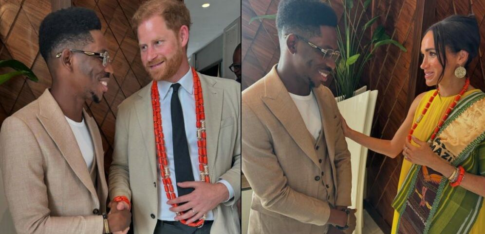 Moses Bliss Sings For Prince Harry & Meghan | Fab.ng